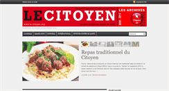 Desktop Screenshot of le-citoyen.org